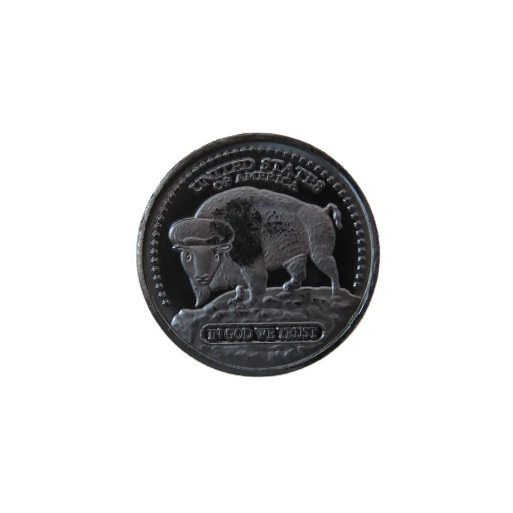 Vente de pièces anciennes indiennes, 1 gramme, 999, tête de buffle indien, B2, pièce ronde