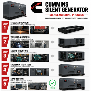 Generador Diésel Silencioso EAC Cummins Weichai Yuchai Monofásico 240V 50Hz con ATS para Uso Doméstico y Comercial de 20kva a 100kva - Product Image 5