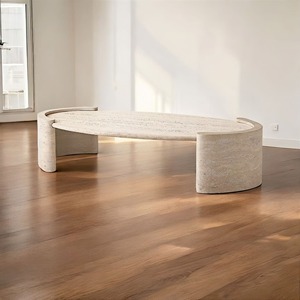 Nouvelle <span class=keywords><strong>table</strong></span> basse de style nordique de luxe pour la décoration de la maison, <span class=keywords><strong>table</strong></span> à thé en pierre naturelle, <span class=keywords><strong>table</strong></span> basse en marbre pour le salon - Product Image 2