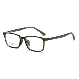 Gafas ópticas con montura cuadrada E Beauty, lentes de acetato UV400 negras, estilo de tamaño mediano para mujer GTP AT68630 - Product Image 5
