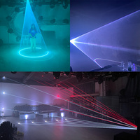 Projecteur laser rvb 5W Source de lumière LED polychrome Lumière de scène de spectacle de fête de mariage avec effets d'animation spéciaux