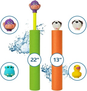 Simpatico cartone animato animale manico lungo parco acquatico giocattolo per bambini spruzzatore d'acqua sparatutto - Product Image 3