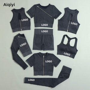 Groothandel Populaire Sport Tank Top Compressie Butt Leggings Actieve Kleding Workout Gym Fitness Kleding Sets Sport Kleding Vrouwen Set - Product Image 1