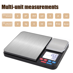 Changxie Tùy Chỉnh Mới Nhất Thiết Kế 2 Trong 1 Điện Tử Có Trọng Lượng Đồ Trang Sức Cân Bằng Kỹ Thuật Số Thực Phẩm Quy Mô Nhà Bếp - Product Image 5