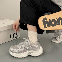 Sneakers à lacets pour femmes de haute qualité, design élégant, confortables, respirantes, doublure en mesh, légères, antidérapantes, chaussures de sport Lanvine All