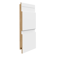 Vente en gros de panneaux muraux VJ-M classiques en MDF apprêté blanc