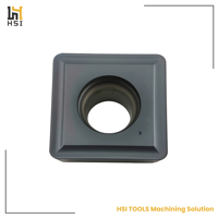 Plaquettes de foret en carbure indexables SPMT050204 SU1250 pour l'obturation de trous CNC dans l'acier, l'acier inoxydable et la fonte