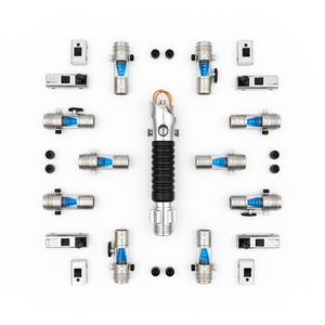 Espada extensible de sable de luz láser hecha a medida, piezas mecanizadas CNC de <span class=keywords><strong>Anakin</strong></span>, espada extensible de sable de luz láser, mecanizado CNC de <span class=keywords><strong>Anakin</strong></span> - Product Image 2