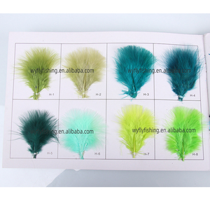 Commercio all'ingrosso turchia marabù piume mosca materiali di legatura Multi colore e dimensioni fabbrica materiale personalizzato - Product Image 3