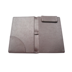 Porta Recibos de Restaurante de Cuero PU Negro al por Mayor para Suministros de Hotel, Porta Facturas en Blanco - Product Image 3