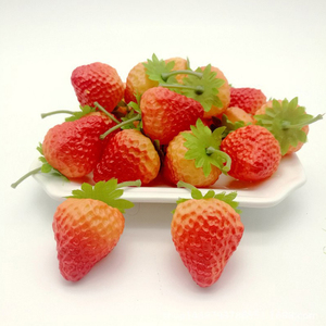 Fausses <span class=keywords><strong>fraises</strong></span> artificielles en plastique simulées - Product Image 4