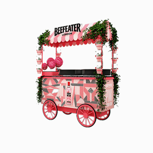 Carrito <span class=keywords><strong>de</strong></span> algodón móvil, carrito <span class=keywords><strong>de</strong></span> dulces con ruedas - Product Image 1