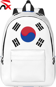 Sac de voyage décontracté et léger avec logo personnalisé, confortable et spacieux, sac à dos <span class=keywords><strong>en</strong></span> toile <span class=keywords><strong>en</strong></span> forme de drapeau de la <span class=keywords><strong>Corée</strong></span> du Sud pour les sorties - Product Image 2