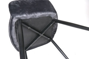 Silla de Comedor Convertible de Diseño Moderno y Lujoso, Tapizada en Terciopelo Nórdico, Patas Metálicas Doradas, Económica, para <span class=keywords><strong>Apartamento</strong></span> o Sala de Estar - Product Image 6