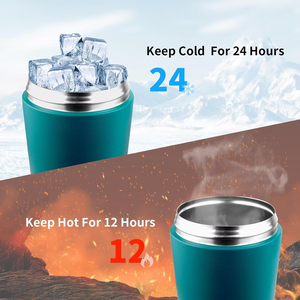 ステンレススポーツプロテインシェーカー水筒漏れ防止ふた付き真空断熱20/24oz環境に優しいジムシェーカーカップ - Product Image 5