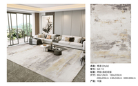 Tapis tressés en polyester de haute qualité fabriqués à la main dans le Guangdong, tapis de luxe de style persan pour salon, pour la maison et la voiture