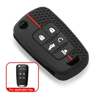 Housse de protection pour clé de voiture en silicone pour Buick Chevrolet Cruze Epica Lova Camaro Impala Aveo Malibu Sail Orlando Trax Spark