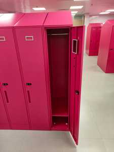 Casier de gym en acier Z Door, armoire de rangement métallique à 4 portes, casier à vêtements en fer avec pente - Product Image 4