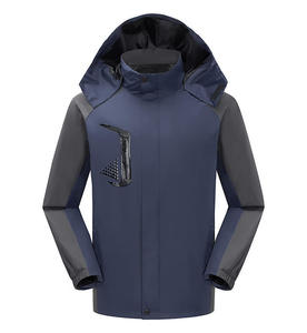 Abrigo de estilo largo personalizado grueso de invierno bordado Logo chaqueta de trabajo al aire libre uniforme bordado para el trabajo - Product Image 5