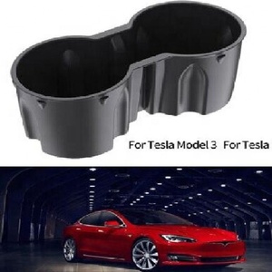 Porte-gobelet à café à eau stable plateau d'extension pour <span class=keywords><strong>Tesla</strong></span> modèle Y 2022 2021 modèle <span class=keywords><strong>3</strong></span> 2023 organisateur de stockage d'accoudoir EV accès intérieur - Product Image 5