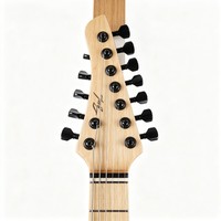 Gitar Elektrik 7 Senar MM7-TBK Double Cutaway dengan Fingerboard Roasted Flamed Maple, H-H Alnico V, Locking Tuner, dan Finishing Gloss TBK