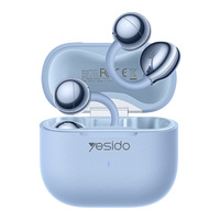 Écouteurs Bluetooth Yesido BT6.0, 145 langues, port confortable, audio ouvert, appels HD, traduction IA, casque sans fil TWS49