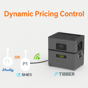 Plug Play Stackable Hybrid AC Coupled Battery 2.4kWh Smart Dynamic Pricing App <b>Zero</b> Export Solar Energy Storage Netherlands - Product Image 2
