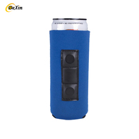 Cozies de bière en néoprène, aimant personnalisé, mince, 12 Oz, manchon de refroidissement