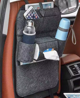 Organisateur de siège arrière de voiture au design unique, taille personnalisée, sac de rangement pour siège arrière de voiture, multi-poches, accessoires intérieurs de véhicule