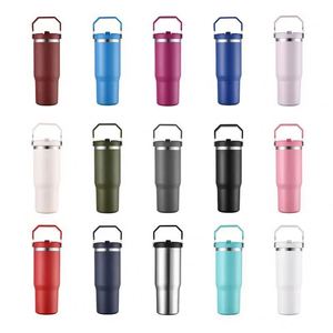 <b>Double</b> <b>Wall</b> Vacuum Stainless Steel Drink <b>Cup</b> with Easy Grip Handle, 20oz Travel Tumbler for <b>Coffee</b> Water and Tea - Product Image 5