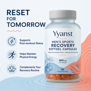 Men's Sports Recovery Softgel Capsules 800mg 60pcs Support <b>Post</b>‑workout Status Maintain Physical Energy Nutrition OEM - Product Image 3