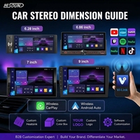 Lecteur MP5 pour voiture 7 pouces, Linux, CarPlay sans fil, Android Auto, Mirror Link, BT, DSP, USB, FM, autoradio 2 Din
