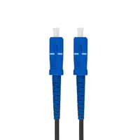 Cable de Fibra Óptica para Exteriores FTTH, 1 Núcleo, G657A, SC UPC SC APC, Personalizado OEM, para Redes de Comunicación