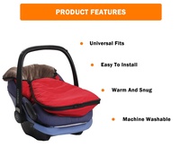 Siège de transport portable pour bébé, couverture pour les pieds, sac de couchage chaud pour bébé nouveau-né, couverture pour les pieds pour bébé pour la voiture