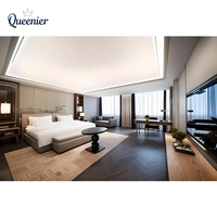 Wyndham haut de gamme 5 étoiles hôtel chambre meubles ensembles de meubles en bois personnalisés hôtel intérieur