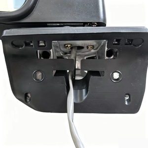 ForToyota LandCruiser 75/76 (2022-2024) LHD Electric Towing <b>Mirror</b> – 3-Wire, No Indicators, Chrome / Black Housing - Product Image 5