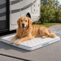 Matelas pour chien RV Awning Morning Outdoor, surface de couchage matelassée à profil bas pour grands chiens, lit pour animaux de compagnie OEM