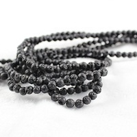 화이트 블랙 용암 돌 구슬 4mm 6mm 8mm 10mm 12mm 용암 바위 화산 구슬 보석 만들기