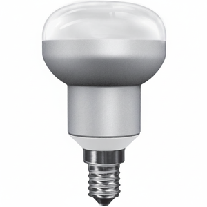 หลอดไฟบาง E14 R50 2.5W ชิป LED 3000K 200lm ไฟ AC สีขาวโทนเย็นได้รับการรับรองสำหรับใช้ในที่พักอาศัยพร้อมตัวเครื่องอะลูมิเนียมและพีซี - Product Image 2