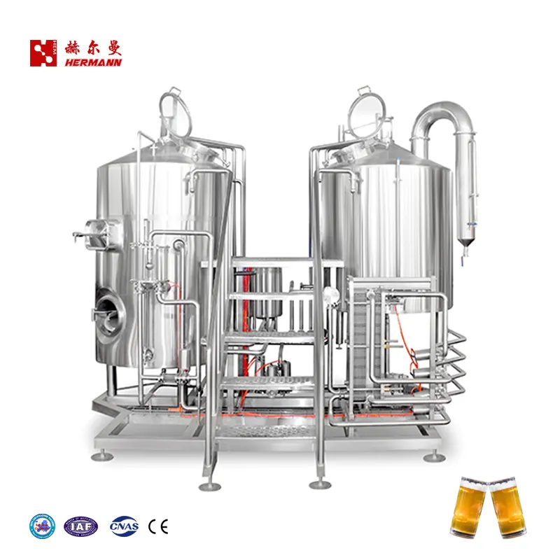 50L 100L 200L 300L 500L 700L 1000L 2000L Staal Brouwen Micro Ambachtelijke Bier Brouwerij Apparatuur