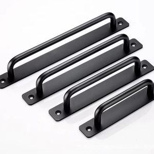 Pabrik langsung aluminium Aloi permukaan dipasang pegangan Modern sederhana permukaan dipasang kabinet laci lemari pegangan pintu - Product Image 2