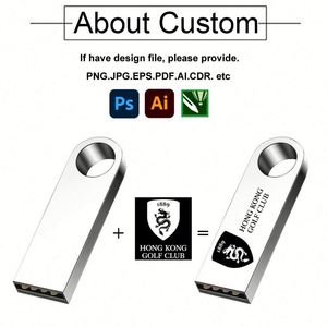 Custom Logo USB Flash Pen Drives Customizable Logo 8GB 16GB 32GB 64GB USB 3.0 Metal 128 GB U Disk <b>Memory</b> Card Memoria Stick - Product Image 3