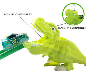 Vente chaude bricolage dinosaure intérieur aventure <span class=keywords><strong>parc</strong></span> route Construction montagnes russes jouet voiture de course électrique piste Flexible ensemble de jeu - Product Image 5