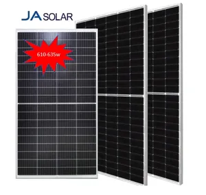 JA solar 610w 615w 620w 625w 630w 635w GÜNEŞ PANELI üretici 16bb perc mono yarım kesilmiş hücre ja güneş enerjisi tedarikçileri