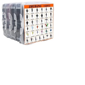 Zhubang 1180Pcs <b>Car</b> Push <b>Clips</b> Kit Plastic Door Panel Bumper Fasteners Auto Repair Tools - Product Image 5