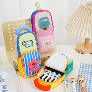 Cute Zipper <b>Large</b> Capacity Small School Pencil Case Creative High-Value Girls' Stationery Handheld - Product Image 5