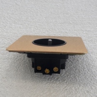 Prise européenne française allemande 86 16A avec USB-C, interrupteur à bascule universel en métal, cadre en acier inoxydable doré, 250V, maison, villa, moderne