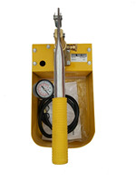 Bomba de pistón de latón de 860 PSI con válvula única, kit manual de prueba de presión de agua limpia con manómetro y tanque, uso comercial OEM