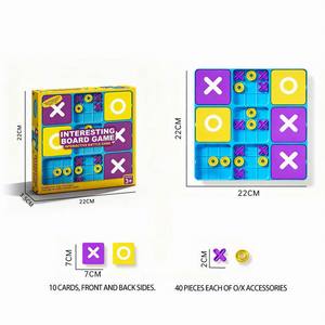 Juego de Mesa <span class=keywords><strong>Tres</strong></span> <span class=keywords><strong>en</strong></span> <span class=keywords><strong>Raya</strong></span> (XO) de Nueve Cuadrados, Novedad 2025, Juego Educativo Temprano para el Desarrollo del Pensamiento Lógico <span class=keywords><strong>en</strong></span> Niños - Product Image 5