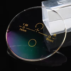 Lentilles <span class=keywords><strong>de</strong></span> lunettes progressives HMC 1.56, fournisseurs personnalisés, <span class=keywords><strong>prix</strong></span> d'usine, lentilles optiques en résine avec revêtement vert - Product Image 5